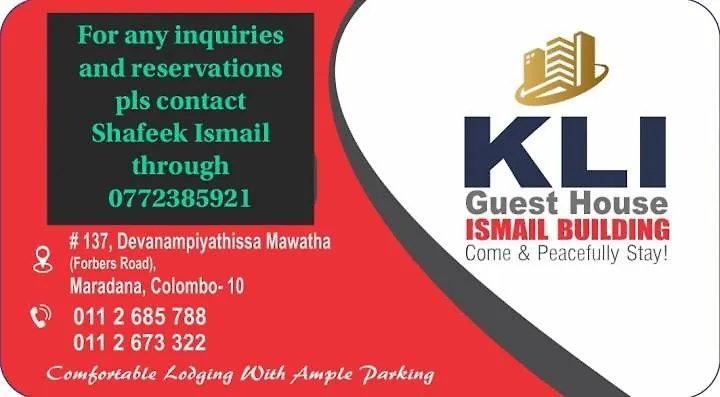 Kli Guest House & Lodge contacts